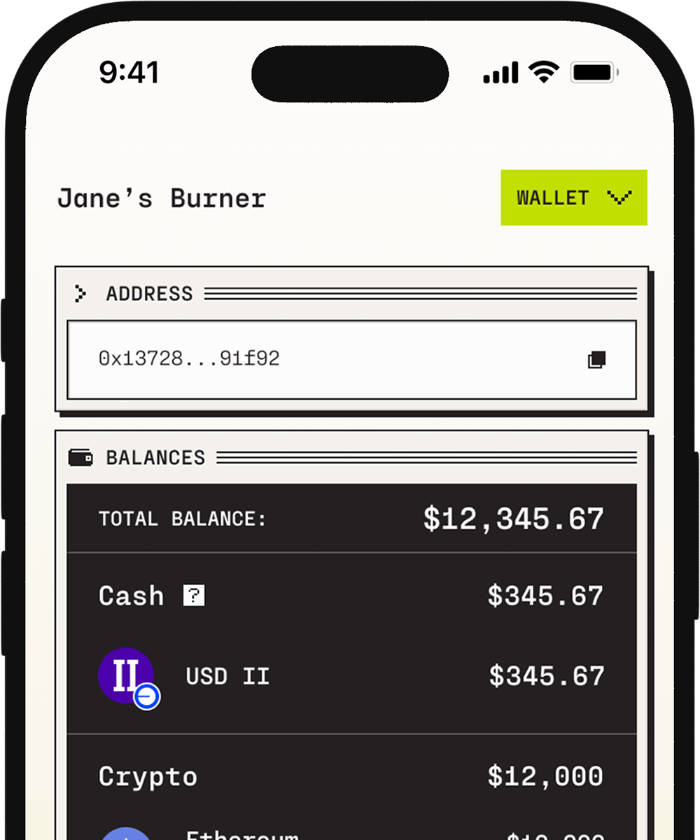 Burner app on phone