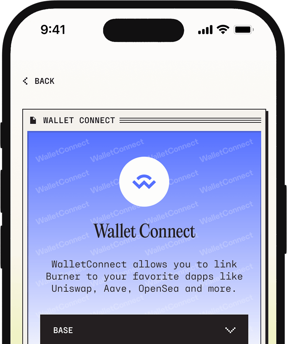 Burner app on phone